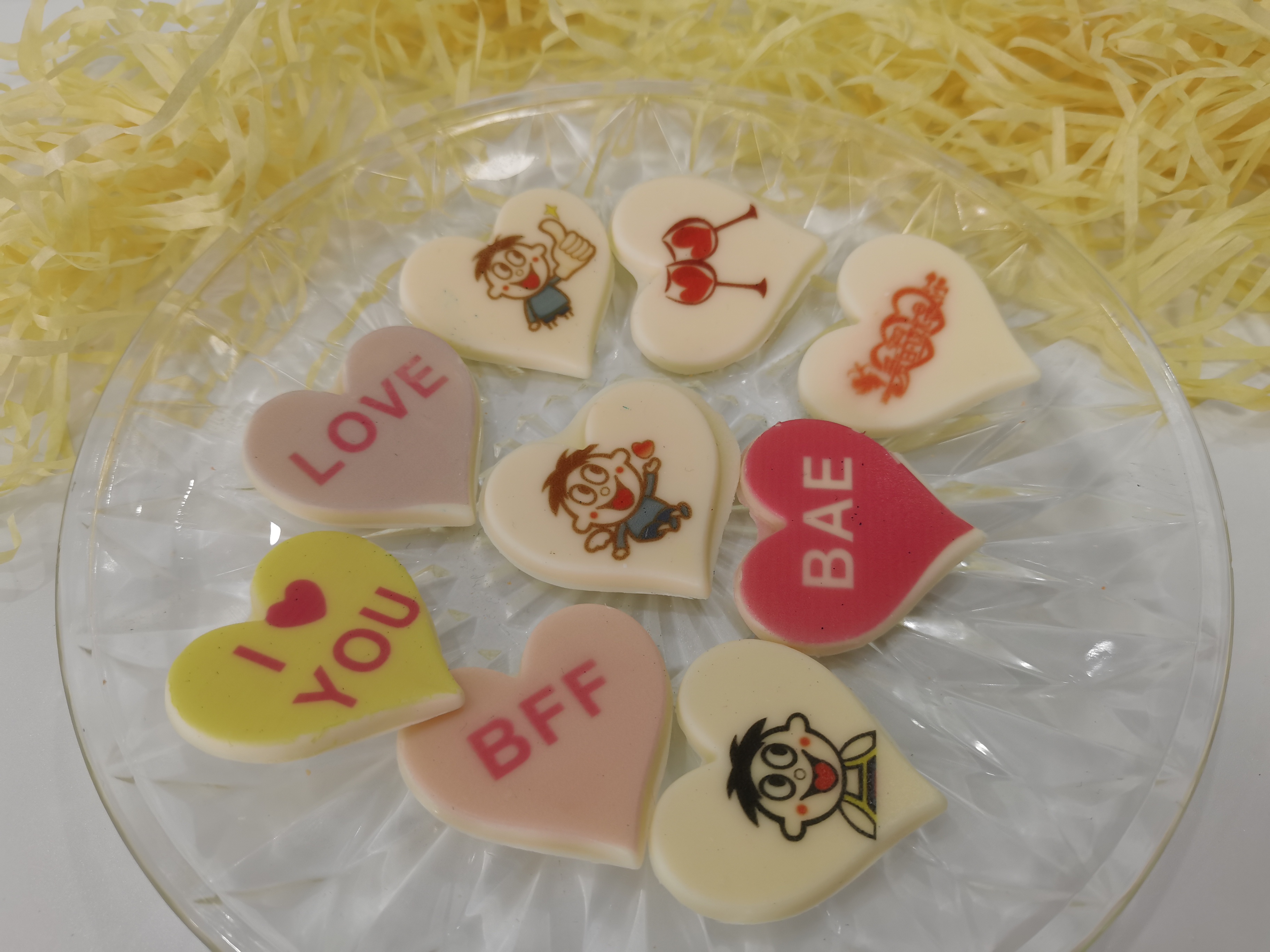 海吉亚生物爱心形状巧克力转印膜